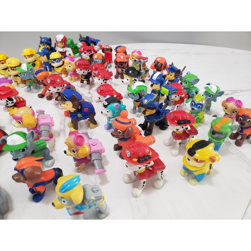 Lot 50 Paw Patrol Figures Rider Chase Marshall Skye Everest Zuma Mixed #3 - Picture 12 of 14